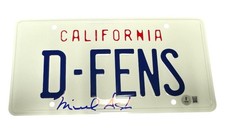Michael Douglas Signed Autograph Falling Down License Plate Beckett BAS D-FENS