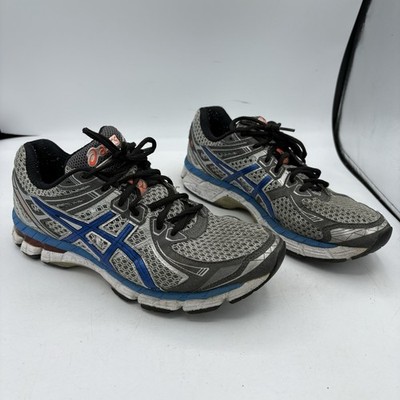 Asics Shoes Mens Size 7.5 EE Wide GT-2000 2 T3P3N Run Gray Silver Blue Sneakers