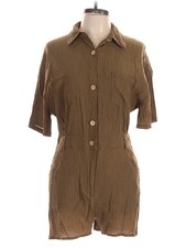 Zara Women Brown Romper L