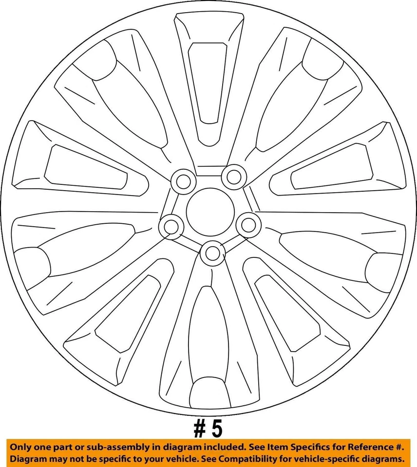 Rueda turbo de aleación 18x7 para 17-18 Forester 6673656 Foto 4 de 4