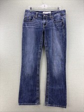 BKE Denim Culture Bootcut Jeans Womens 30R Blue Denim Med Wash Cotton Blend
