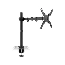 Large Single Monitor Desk Mount, Mount-It! MI-708, Black - High Stability