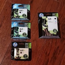 HP 64 Black/64 Tri-Color Cartridge 3 Black XL Expired