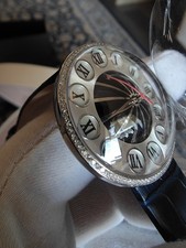 Magellan 1523 Moon Swiss Watch Schweiz made Uhr Diamond Bezel Echte Diamanten 