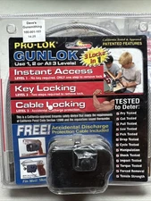 Pro-Lok Gunlok Trigger and Cable Lock GL650KD Gun Lock Gun Safety Cali Approved