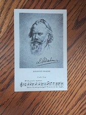 Johannes Brahms Cradle Song White Border