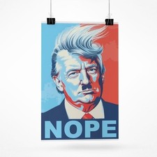 Anti Trump Nope Protest Sign, Banner, Protest Poster