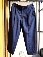 Comme Des Garcons Homme Plus Navy Striped Pants M 2022Ss