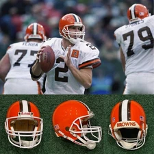 2002-03 CLEVELAND BROWNS GAME USED/ISSUED RIDDELL  VSR-4 HELMET- LARGE