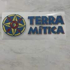 1999-01 Valencia TERRA MITICA Front Sponsor Patch Badge Dorsal La Liga
