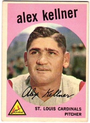 1959 Topps - Alex Kellner #101 (B) VGEX