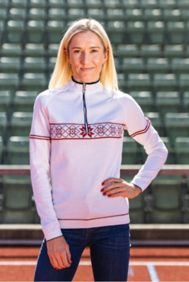 Suéter DALE OF NORWAY Mujer Tokyo Lana Merino Cuarto Cremallera - Talla Mediana Foto 4 de 4