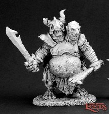 Reaper 02657 Lardgulp, Two Headed Troll Dark Heaven Legends Metal Miniature