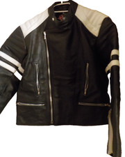 SEXY PUNK Biker Kunstleder Jacke, Größe  S - M