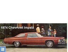 1974 Chevrolet Impala Auto Refrigerator Tool Box Magnet Gift Card Insert 1974 Chevrolet Impala Auto Refrigerator Tool Box Magnet Gift Card Insert