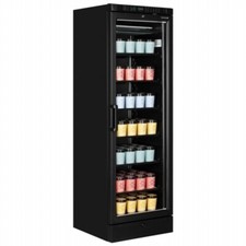 NEW BLACK UPRIGHT GLASS DOOR DISPLAY SHOP FREEZER  TEFCOLD UF@ £874+Vat NEXT DAY