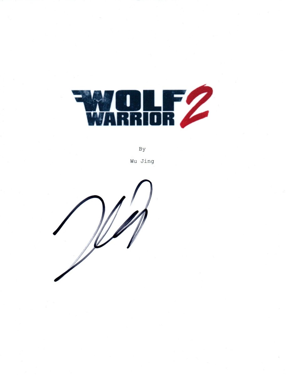 Frank Grillo Signed Autographed WOLF WARRIOR Movie Script Cover