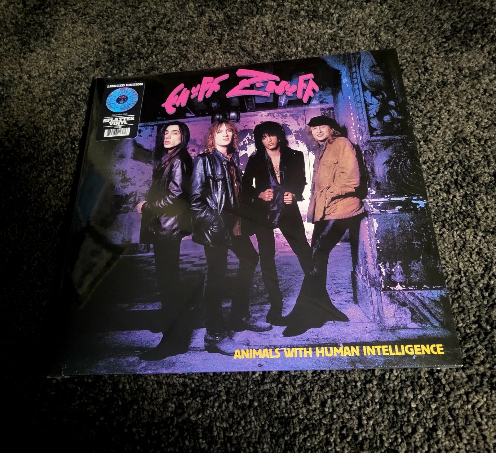 Enuff Z'Nuff Animals With Human Intelligence LP NEW BLUE RED Colored LP