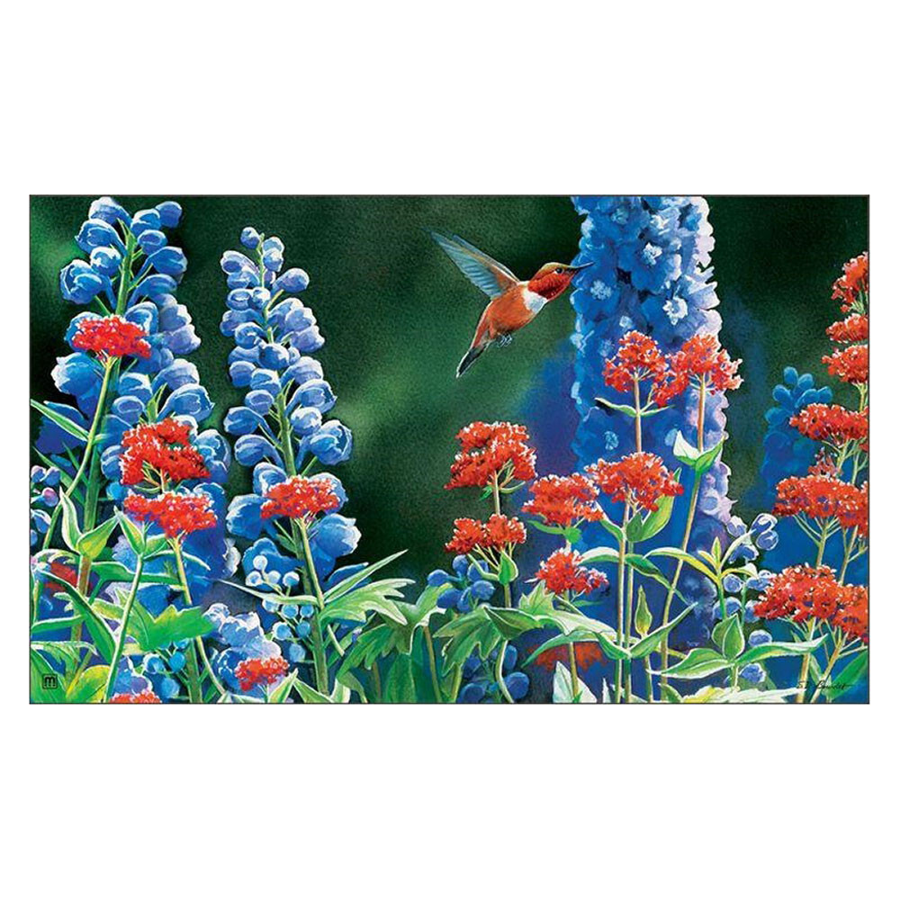 Hummingbird Welcome Mat Hovering Hummingbird Welcome Mat 18