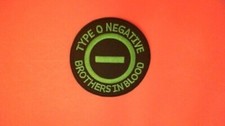Type O Negative Brothers in Blood Iron On Patch Gothic Rock Metal Carnivore