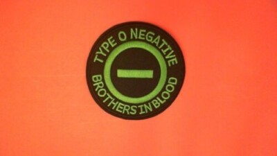 Type O Negative Brothers in Blood Iron On Patch! Gothic Rock Metal Carnivore