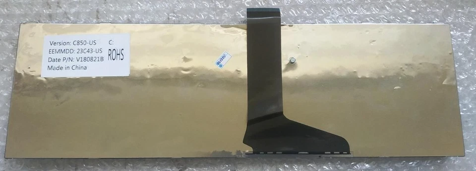 Toshiba Satellite C850 C850D C855 C855D L850 L850D L855 L855D Type I/II Keyboard - Image 3 of 4