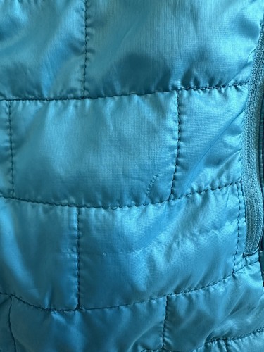 Chaqueta Patagonia para mujer talla XS verde azulado abrigo acolchado ligero empacable - Imagen 7 de 12