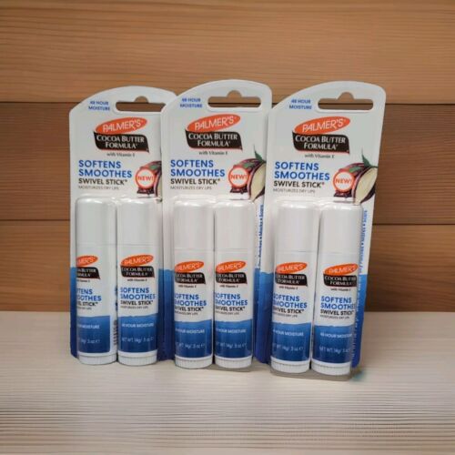 Palmer's Moisturizing Stick Cocoa Butter 3-In-1 Lip Face & Body Lot of 3 New