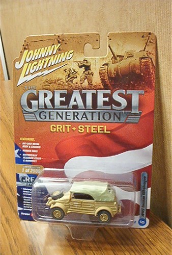 Kubelwagen alemán Johnny Lightning Greatest Generation Grit & Steel Segunda Guerra Mundial R2 VB - Imagen 2 de 2