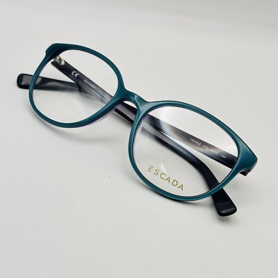 Escada Brille Damen oval grün lila klassisch Mod. VES452 NEU