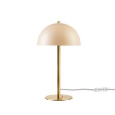 Globe Electric 52332 15" Desk Lamp, Matte Pink, Matte Brass Accents, in-Line ...
