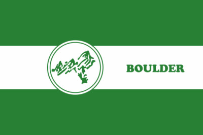 Fahne Flagge Boulder County (Colorado) 80 x 120 cm Bootsflagge Premiumqualität