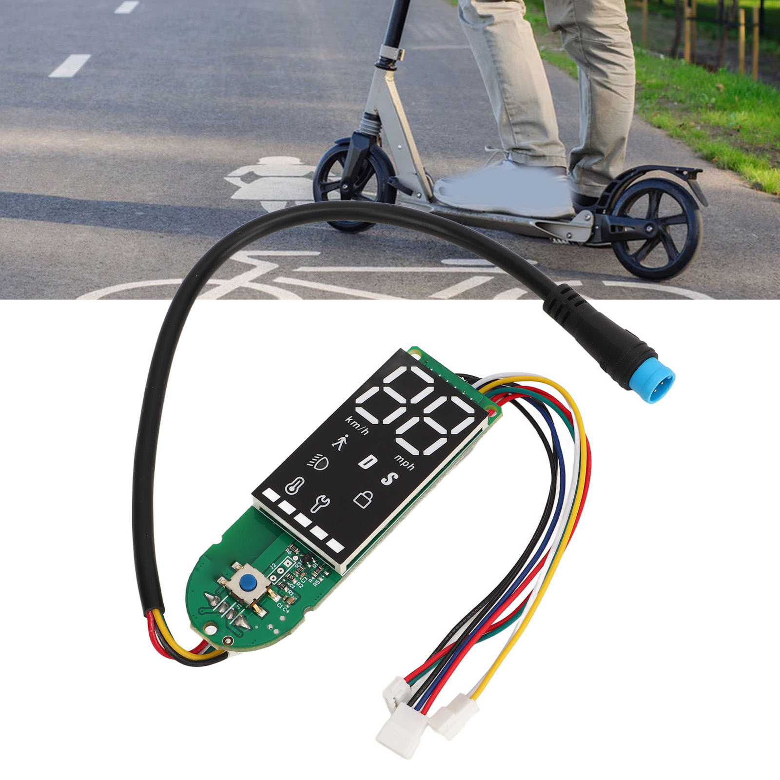 Scooter Dashboard Clear Display Waterproof Replacement Electric GD