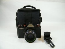 CHINON CE-3 MEMOTRON CAMERA WITH 1:17 F 55 MM LENS RARE COLOR