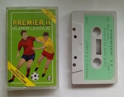Premier II Super League Soccer Football Management E&J Sinclair ZX Spectrum 48k
