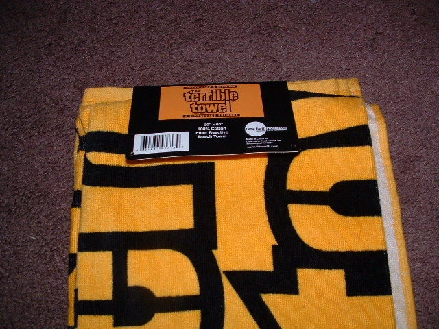 MYRON COPES официальный золотой ужасный полотенце пляж полотенце 30 «x 60» дюймов новый - Изображение 3 из 4