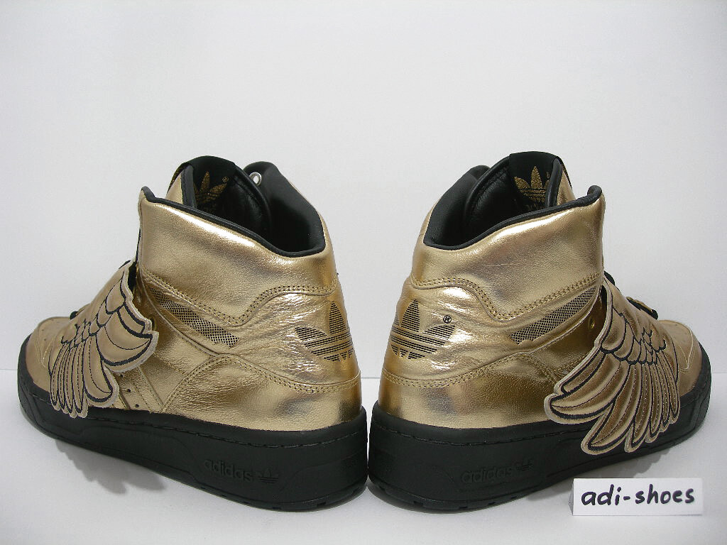 2009 ADIDAS JEREMY SCOTT JS WINGS METALLIC GOLD FIRST
