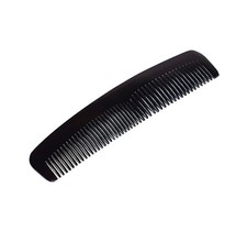 Black Buffalo Horn Comb Fine Tooth Hair Brush Natural Horn Massage Hair Combs