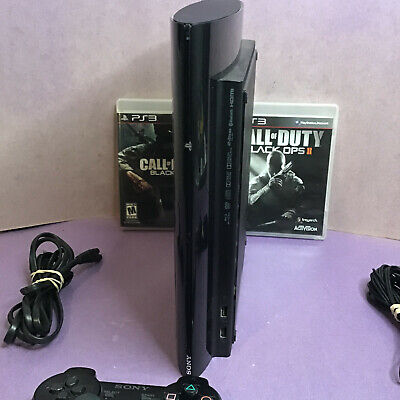PS3 Super Slim 250GB PlayStation 3 CECH-4001B 2Games and Controller Call of  Duty