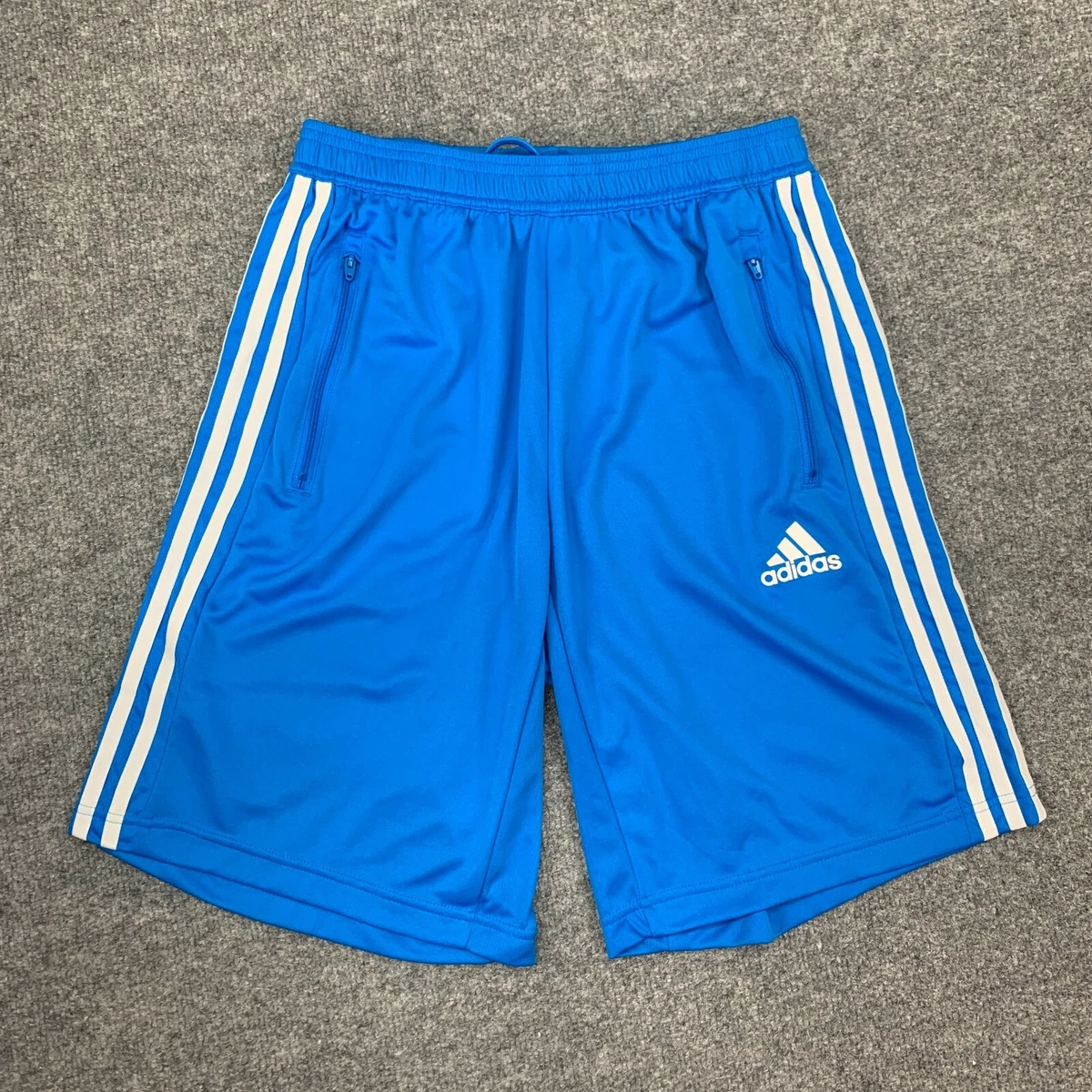 adidas mens shorts blue
