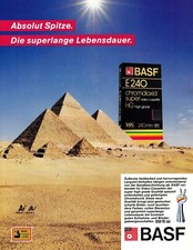 3w21491/ Alte Reklame aus 1984 &ndash; BASF Video Cassette