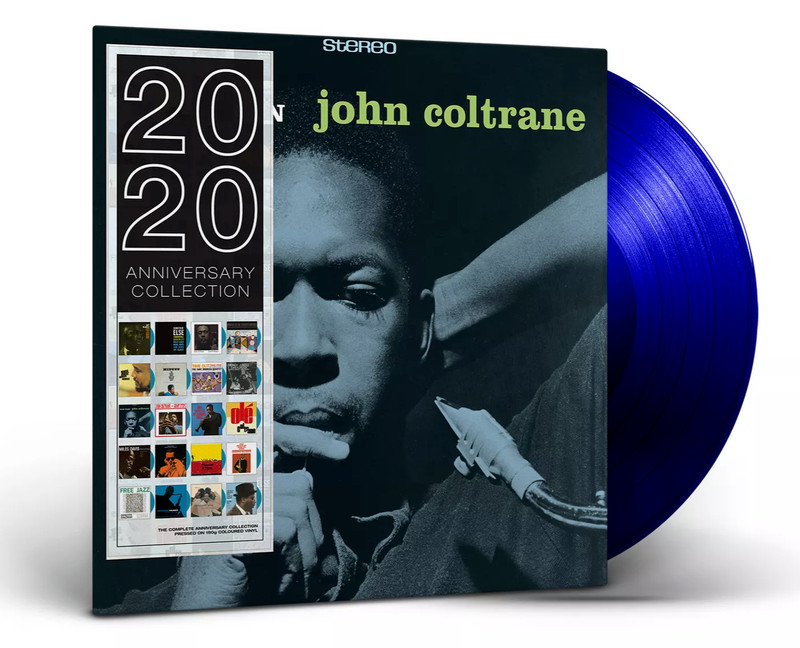 John Coltrane - Blue Train 12" LP Blue Colored Vinyl Record - Limited Edition