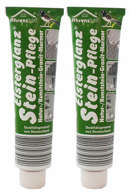 2x 150ml Elsterglanz Orig. Stein-Pflege für Natur-/Kunststein, Granit, Marmor