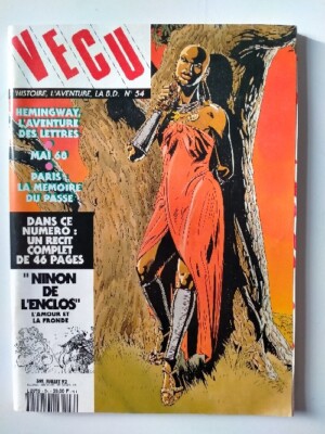 Zeitschrift Magazin Comic Vécu 54 1992 Geschichte Hemingway Glénat