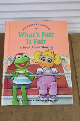Muppets Whats Fair Is Fair A Book About Sharing Vintage 1980s Kermit