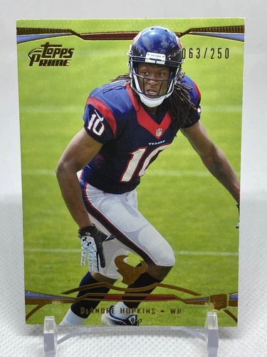 DeAndre Hopkins 2013 Topps Prime Rookie RC Gold SN 063/250 #114 Texans