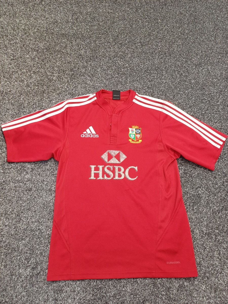 adidas ラグビーシャツ 赤 HSBC Adidas Rugby Shirt Men Small Red 2009 HSBC South Africa British