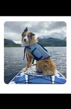 Vivaglory Ripstop Dog Life Vest, Reflective & Adjustable Life Jacket for Dogs
