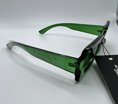 PrettyLittleThing Green Chunky Square Frame Sunglasses One  display picture 3