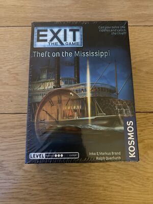 EXIT Theft on the Mississippi (Brettspiele) - brandneu & versiegelt kostenlos UK P&P